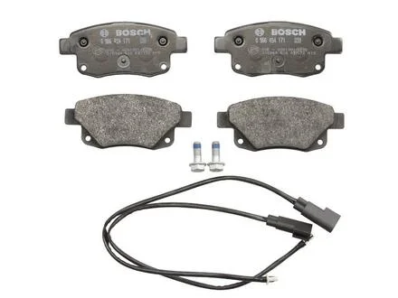 Комплект гальмівних колодок, дискове гальмо BOSCH 0986494171
