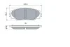 Колодка гальм. диск. TOYOTA RAV 4 передн. BOSCH 0 986 494 174 (фото 5)