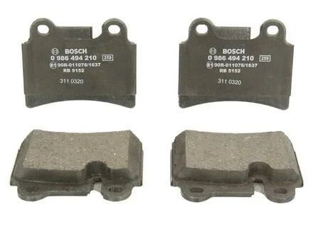 Тормозные колодки дисковые задние BOSCH 0986494210