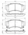 Комплект гальмівних колодок 0 986 494 221 BOSCH 0986494221 (фото 8)