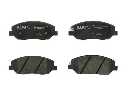 Комплект гальмівних колодок, дискове гальмо BOSCH 0986494227