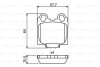 Тормозные колодки дисковые LEXUS GS,IS,SC 97- BOSCH 0986494231 (фото 1)