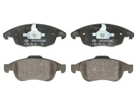 Комплект тормозных колодок, дисковый тормоз BOSCH 0986494235