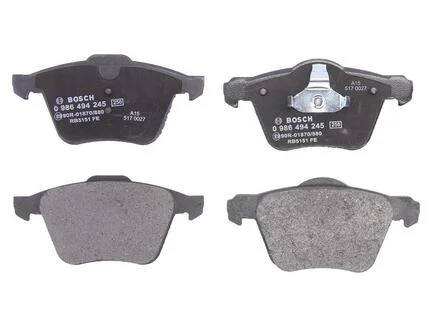 Колодка гальм. диск. VOLVO S80 передн. BOSCH 0 986 494 245