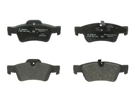 Комплект тормозных колодок, дисковый тормоз BOSCH 0986494256