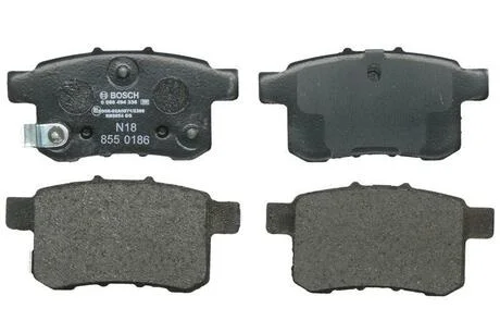 Комплект гальмівних колодок, дискове гальмо BOSCH 0986494338