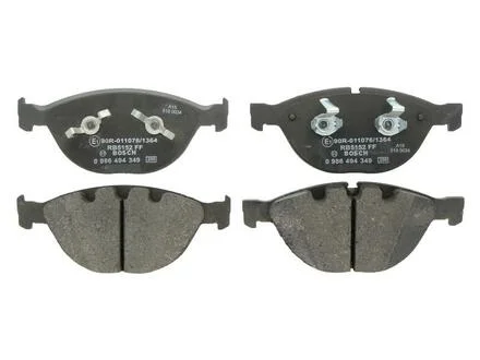 Комплект тормозных колодок, дисковый тормоз BOSCH 0986494349