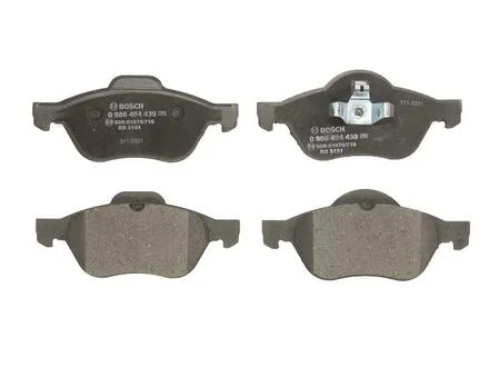 Комплект гальмівних колодок, дискове гальмо BOSCH 0986494439