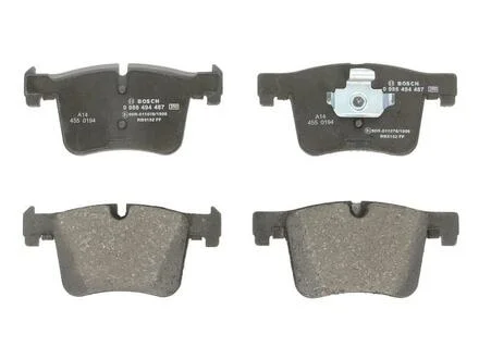 Комплект тормозных колодок, дисковый тормоз BOSCH 0986494487