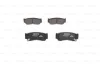 Комплект гальмівних колодок задн, HYUNDAI H-1, H-1 / STAREX, H-1 CARGO, SANTA FÉ II, SANTA FÉ II/SU BOSCH 0986494628 (фото 4)