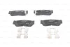 Комплект гальмівних колодок задн, HYUNDAI H-1, H-1 / STAREX, H-1 CARGO, SANTA FÉ II, SANTA FÉ II/SU BOSCH 0986494628 (фото 7)