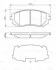 Колодки дискового гальма BOSCH 0986494653 (фото 8)