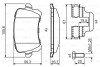 Комплект тормозных колодок BOSCH 0986494731 (фото 1)