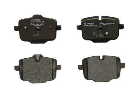 Комплект тормозных колодок, дисковый тормоз BOSCH 0986494759