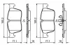 Тормозные колодки, дисковые. BOSCH 0 986 494 829 (фото 2)