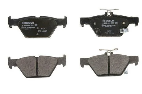 Гальмівні колодки, дискові. BOSCH 0986494836