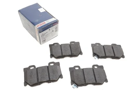 Комплект гальмівних колодок, дискове гальмо BOSCH 0986494863