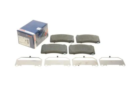 Гальмівні колодки дискові TESLA Model S \'\'F BOSCH 0986494880