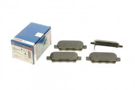 Комплект гальмівних колодок, дискове гальмо BOSCH 0986495089