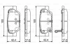Колодки гальмівні дискові (комплект 4 шт) BOSCH 0986495393 (фото 1)