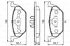 ДИСКОВЫЕ КОЛОДКИ ПЕРЕДНI BOSCH 0 986 495 454 (фото 1)
