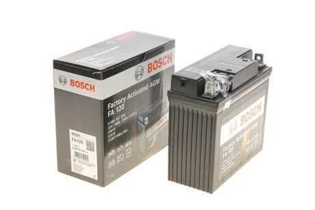 Аккумуляторная батарея 18Ah/250A (186x82x171/+R/B0) (AGM) Factory Activated AGM BOSCH 0 986 FA1 200