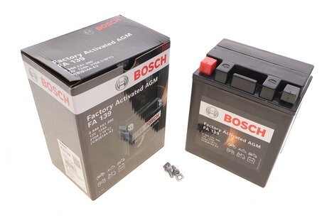 Акумуляторна батарея 12Ah/210A (133x174x90/+L/B0) (AGM) Factory Activated AGM BOSCH 0 986 FA1 390