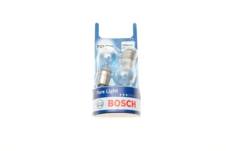 Автолампа Pure Light P21/5W BAY15d 5 W 21 W прозрачная BOSCH 1987301016