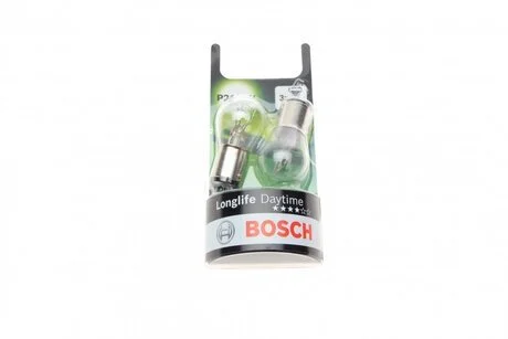 Автолампа Longlife Daytime P21/5W BAY15d 5 W 21 W прозрачная BOSCH 1987301055