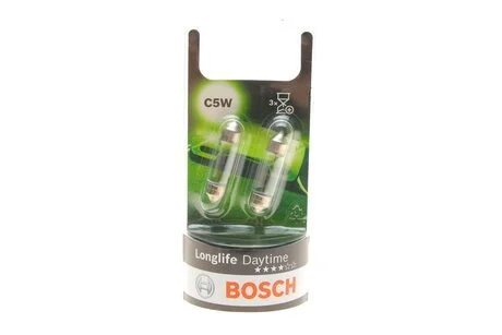 Автолампа Longlife Daytime C5W SV8,5-8 5 W прозора BOSCH 1987301060