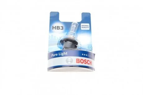 Автолампа Pure Light HB3 P20d BOSCH 1987301062