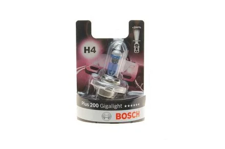 ЛАМПА РОЗЖАР Plus 200 Gigalight H4 / *1 BOSCH 1 987 301 144