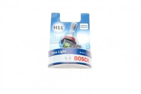 Автолампа Pure Light H11 PGJ19-2 55 W BOSCH 1987301339