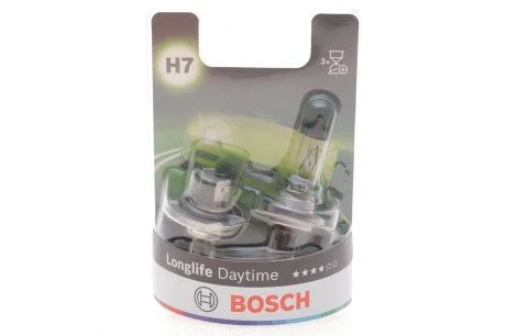 Лампа накаливания H7 12V 55W PX26d Longlife Daytime (компл. 2шт) BOSCH 1 987 301 416