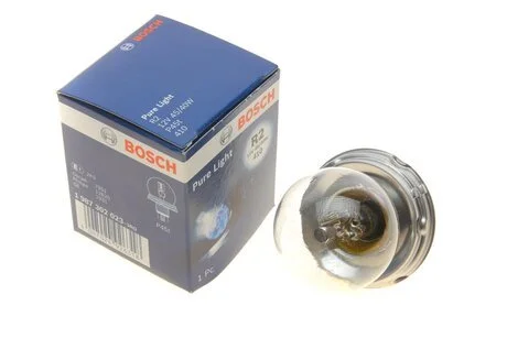 Автолампа Pure Light R2 P45t 40 W 45 W прозора BOSCH 1987302023