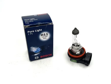 Лампа розжарювання H11 12V 55W PGJ19-2 PURE LIGHT BOSCH 1987302084