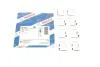 КМП гальмівних колодок LEXUS/MITSUBISHI/TOYOTA GX470/Pagero/Hilux/Sequoia F'2,4-4,792>> BOSCH 1987474605 (фото 1)