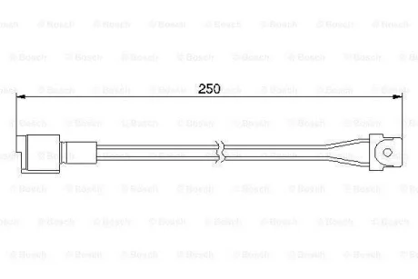Датчик зношування дискколперед BOSCH 1987474905