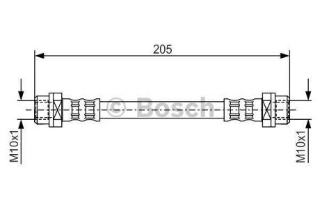 Шланг гальмівний BOSCH 1 987 476 477