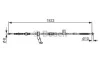 Тормозной трос 1823mm TOYOTA Avensis T25 \&#039;\&#039;RR BOSCH 1987482297 (фото 1)