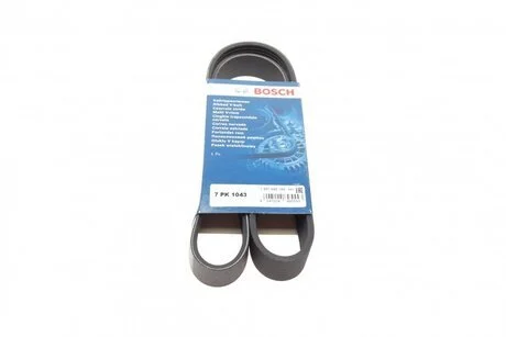 РЕМЕНЬ П-КЛИНОВЫЙ 7PK1043 BOSCH 1987946249