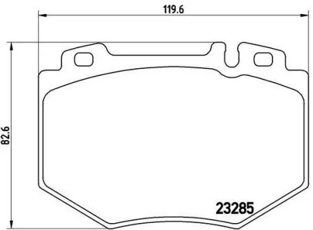 Гальмівні колодки дискові BREMBO P50048