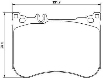 Тормозные колодки дисковые BREMBO P50114