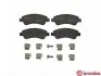 Тормозные колодки дисковые BREMBO P61066 (фото 2)