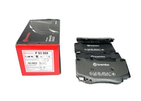 Тормозные колодки дисковые BREMBO P83069