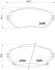Тормозные колодки дисковые BREMBO P83150 (фото 1)
