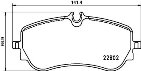 Колодки гальмівні дискові BREMBO P 85 172