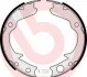 Гальмівні колодки барабанні BREMBO S78508 (фото 1)