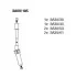Комплект вв проводів CHRYSLER/DODGE/JEEP Voyager/Caravane/Wrangler "3,3-3,8 "00>> BR3A00/185 BREMI 3A00185 (фото 1)