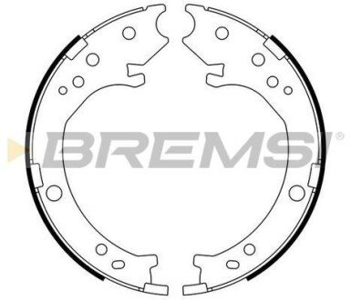 Гальмівні колодки зад golf i/ii/passat/polo/audi 80 >01 BREMSI GF0716